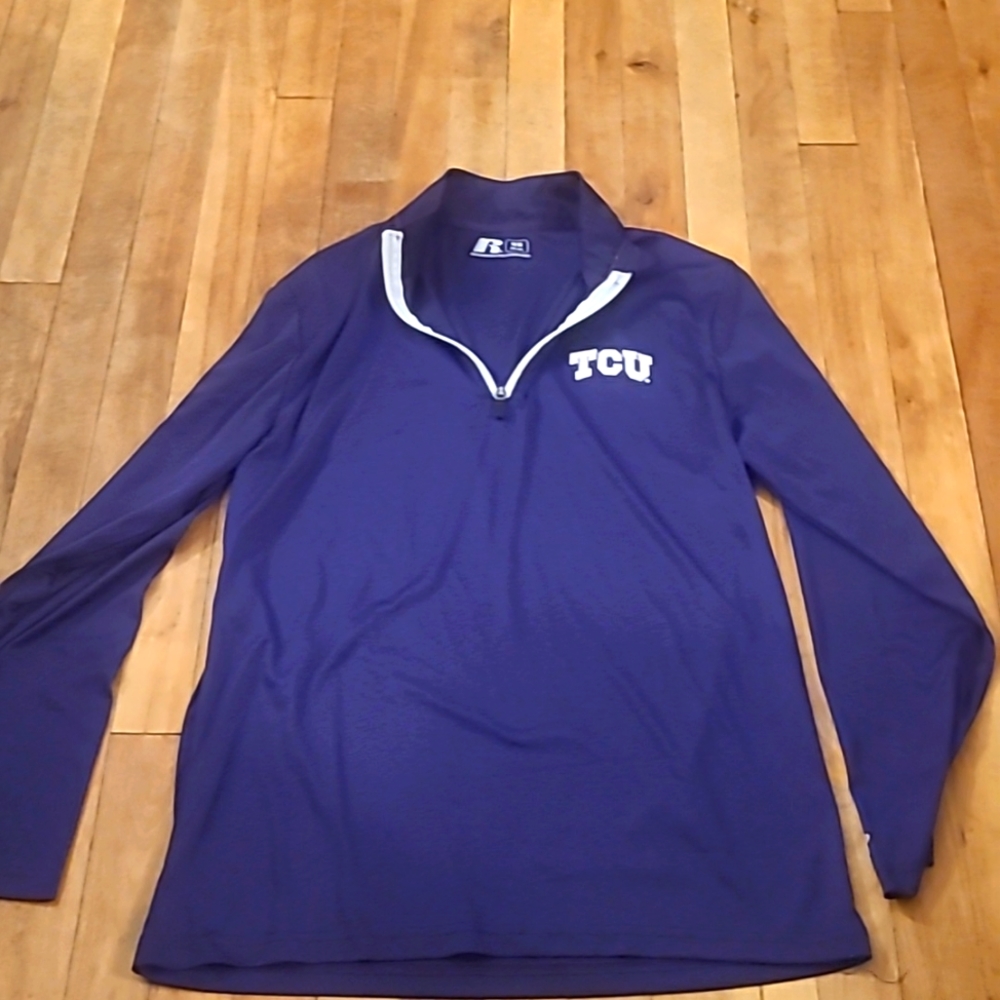 TCU Horned Frogs long sleeve 1/4 zip Medium